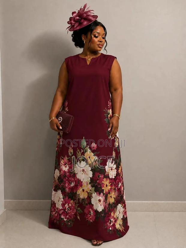 Sleeveless Floral Dress - thumbnail 6