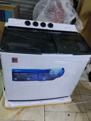 Midea Twin Tub Washing Machine White – 14KG (MT100W140/WG)