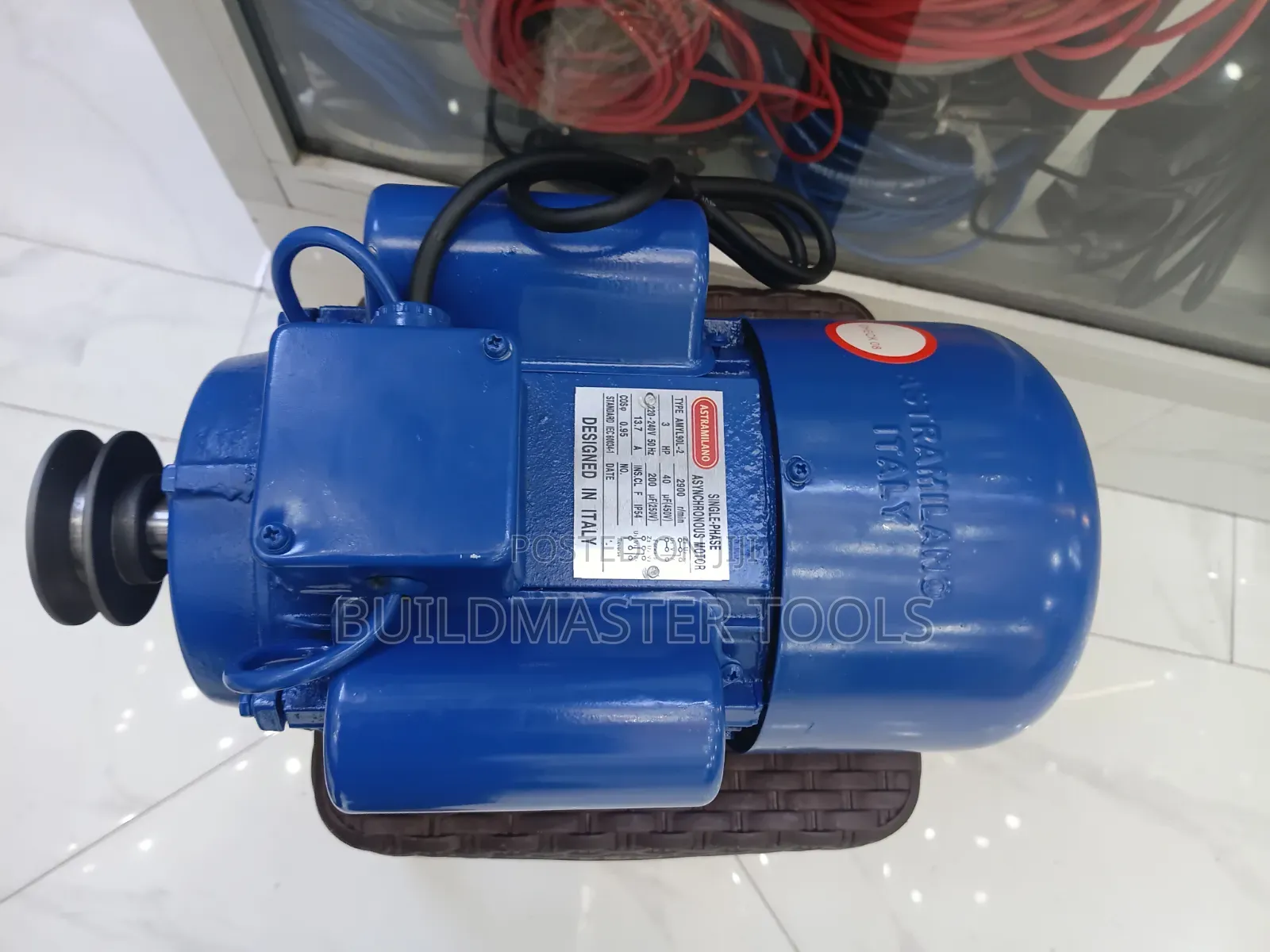3hp Astramilano Single-Phase Electric Motor