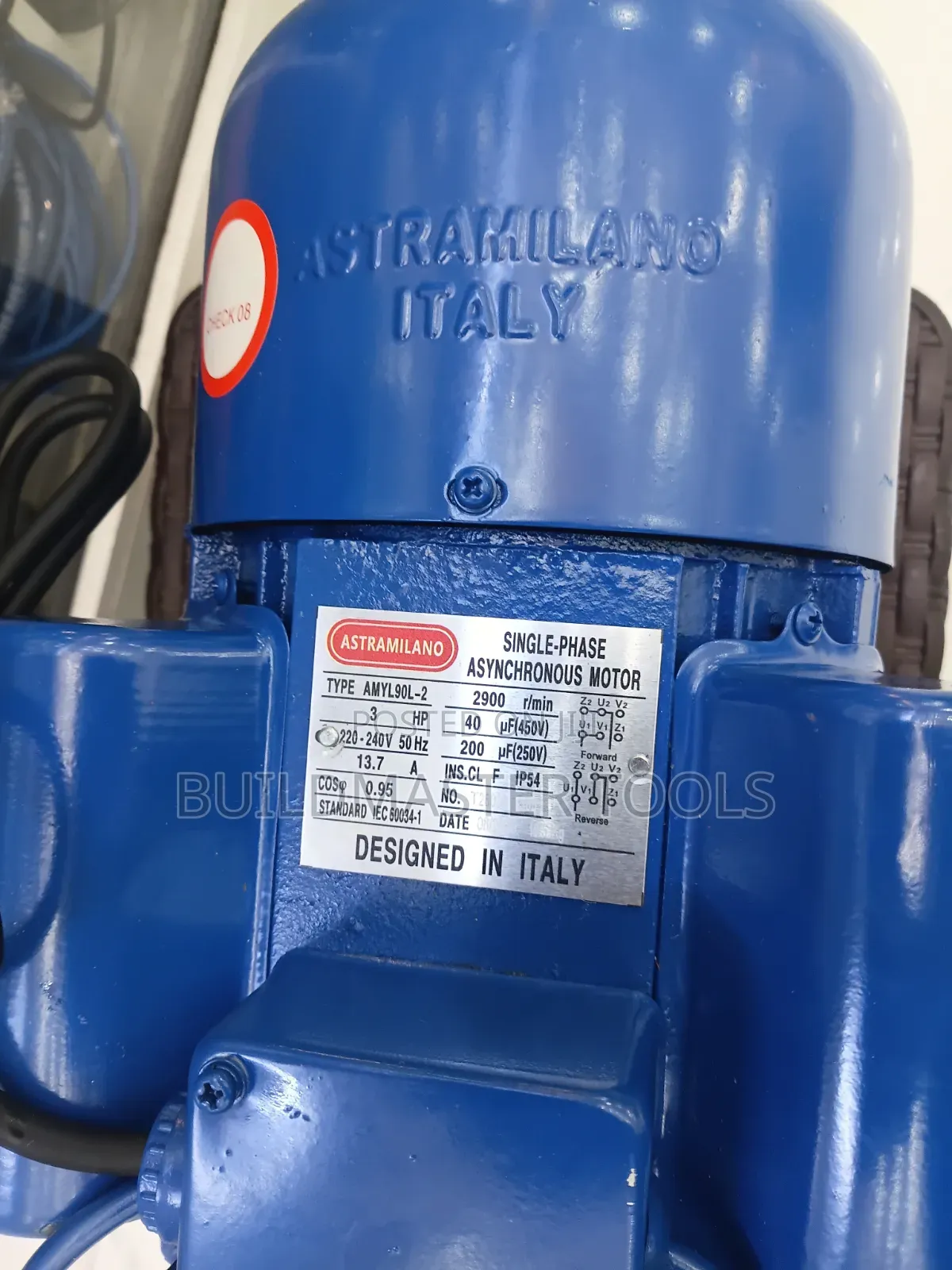3hp Astramilano Single-Phase Electric Motor