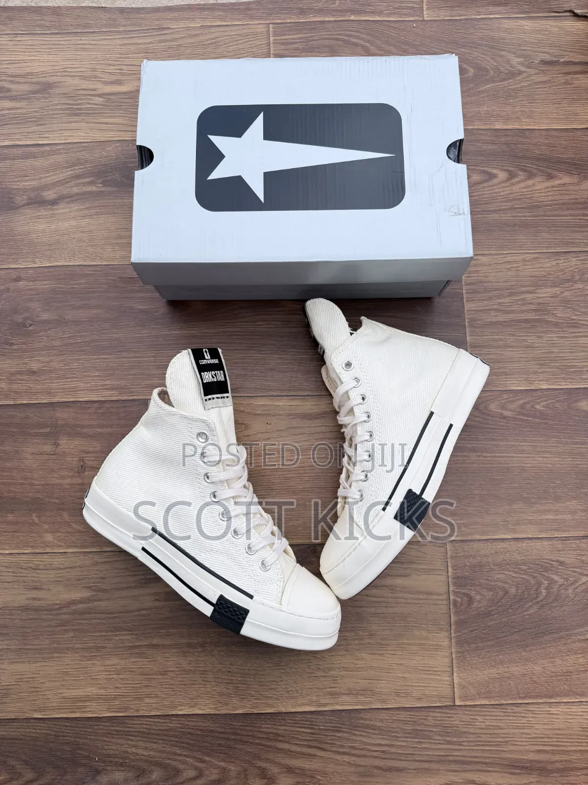 Converse X Rick Owens DRKSHDW DRKSTAR Chuck 70