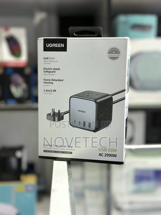 UGREEN 65W USB-C Charging Station , Nexode 7-in-1 GaN Power Strip