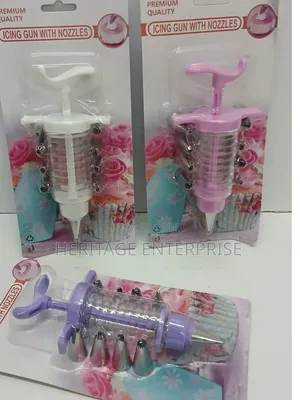 Cake Icing Noozles Plus Gun