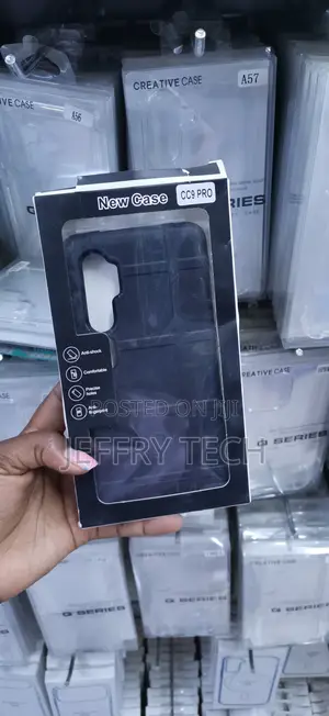 Rugged Phone Case Packaged in a Black-and-White Box for the CC9 PRO