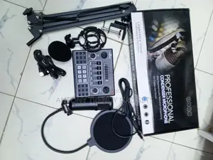 BM800 Professional Recording Microphone With V9 Audio Mixer