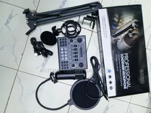 BM800 Professional Recording Microphone With V9 Audio Mixer
