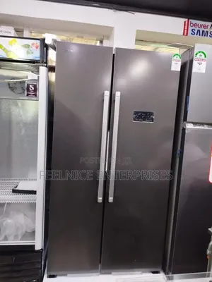 Solstar 443L Side-by-Side No-Frost Refrigerator – Silver Finish