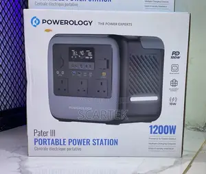 Powerology Pater III Portable Power Station 1200W (945Wh) in Gray