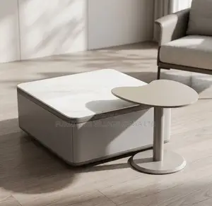 Coffee Table; Modern Home/Office 2 Piece Coffee Table Set