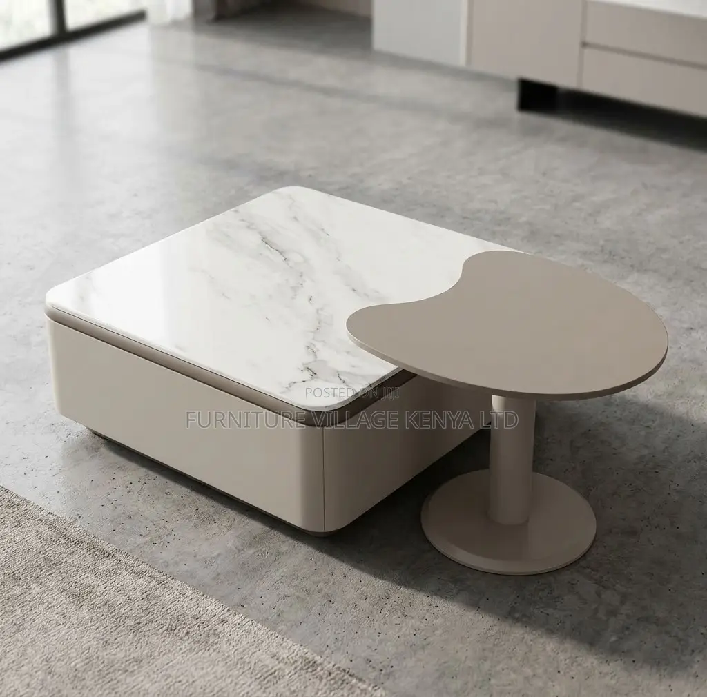 Coffee Table; Modern Home/Office 2 Piece Coffee Table Set