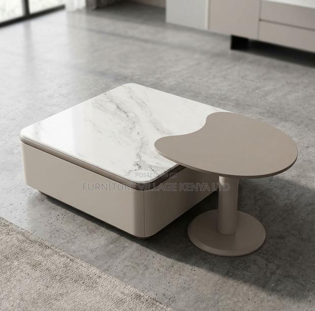 Coffee Table; Modern Home/Office 2 Piece Coffee Table Set - thumbnail 4