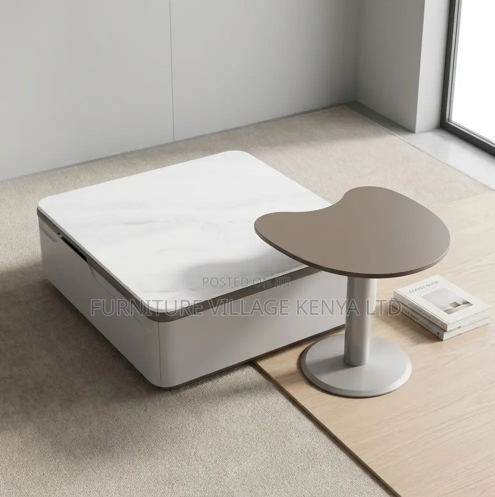 Coffee Table; Modern Home/Office 2 Piece Coffee Table Set