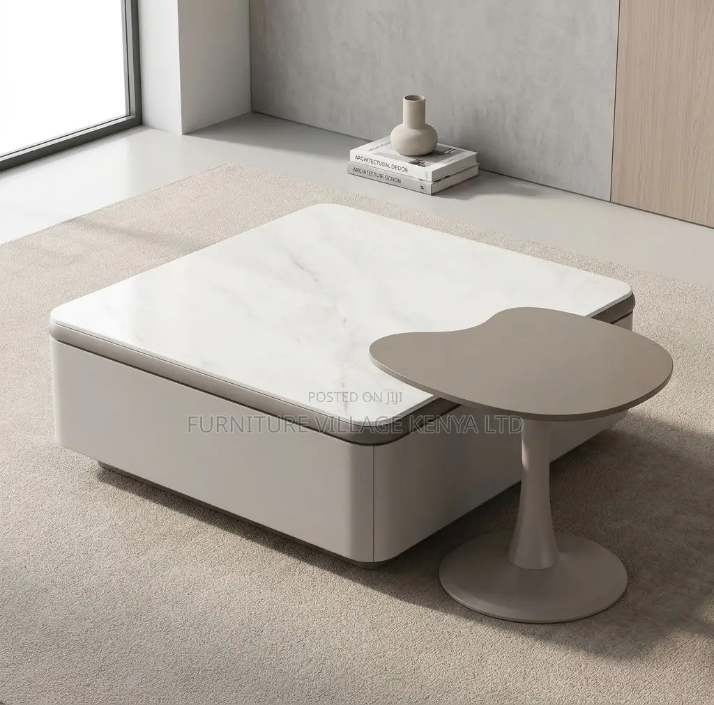 Coffee Table; Modern Home/Office 2 Piece Coffee Table Set