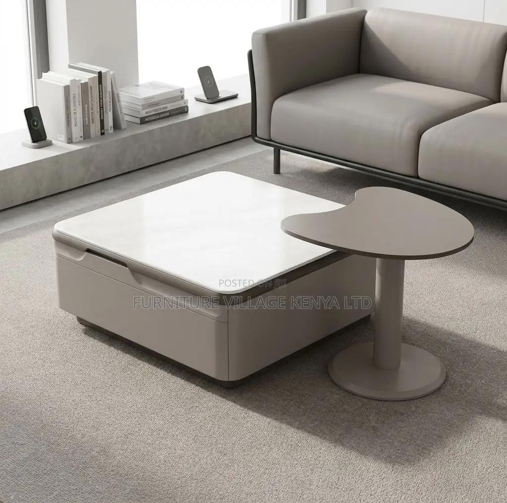 Coffee Table; Modern Home/Office 2 Piece Coffee Table Set