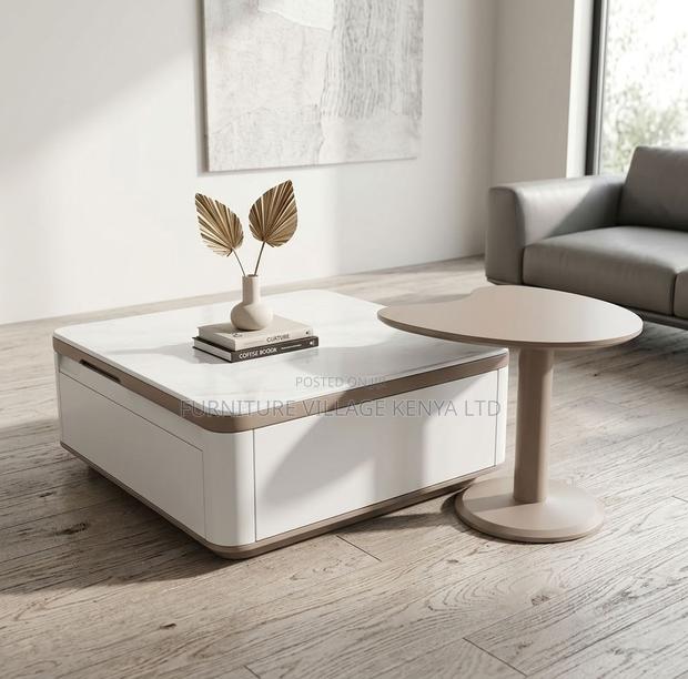 Coffee Table; Modern Home/Office 2 Piece Coffee Table Set - thumbnail 10