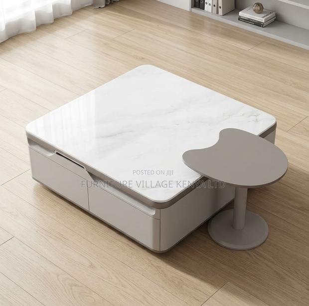 Coffee Table; Modern Home/Office 2 Piece Coffee Table Set - thumbnail 11