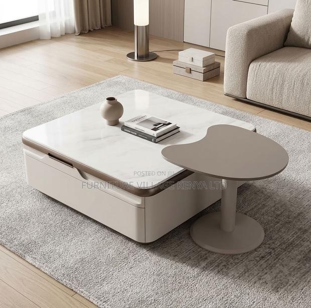 Coffee Table; Modern Home/Office 2 Piece Coffee Table Set - thumbnail 15