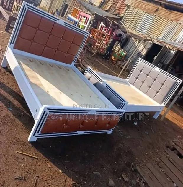 4x6 Wooden Framed Bed - main view