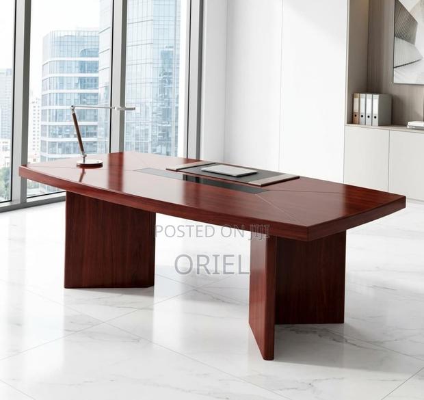 Office Table : 12-14 Seater Office Boardroom Table - thumbnail 8