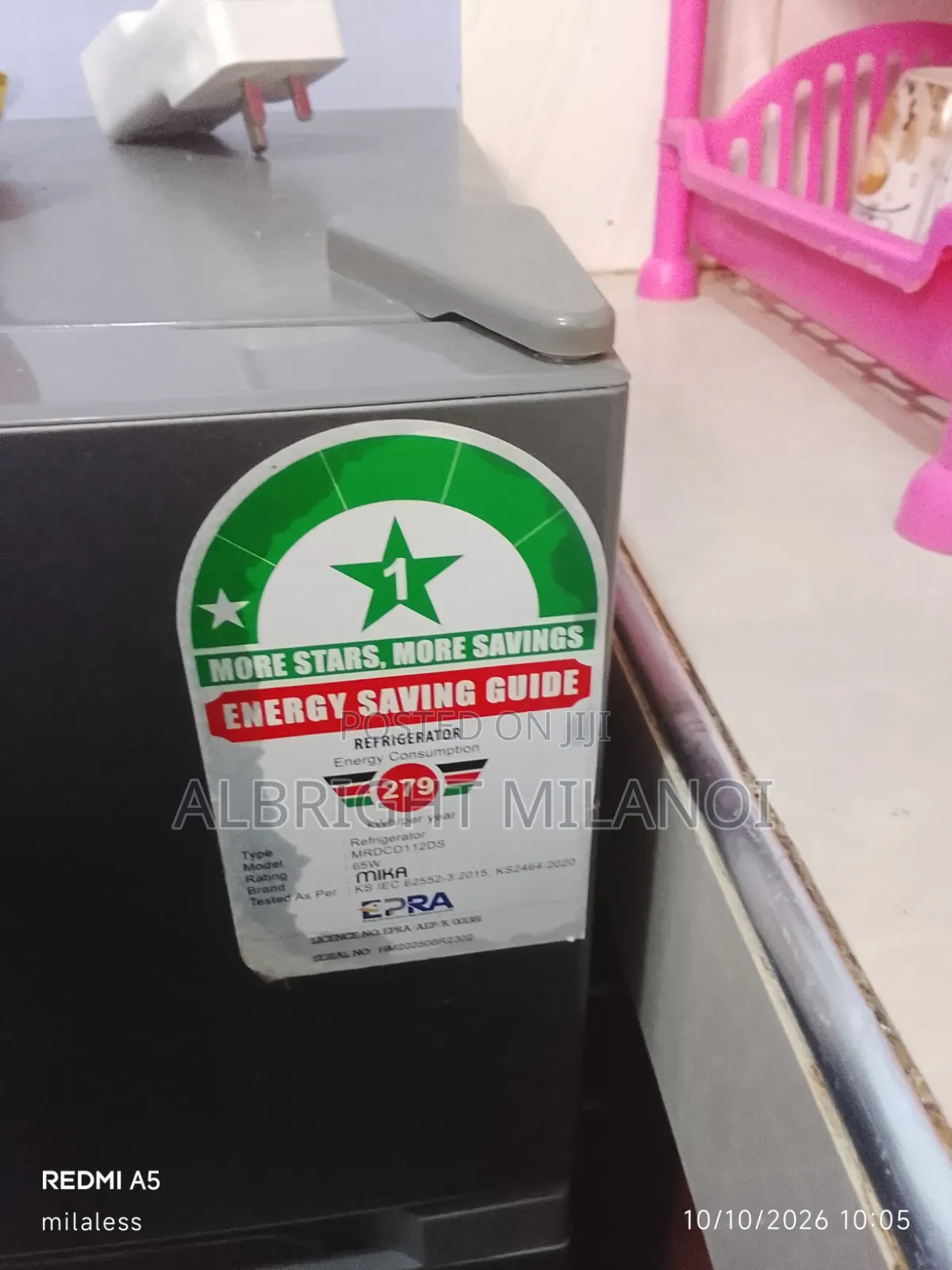 Selling a Fridge Still New