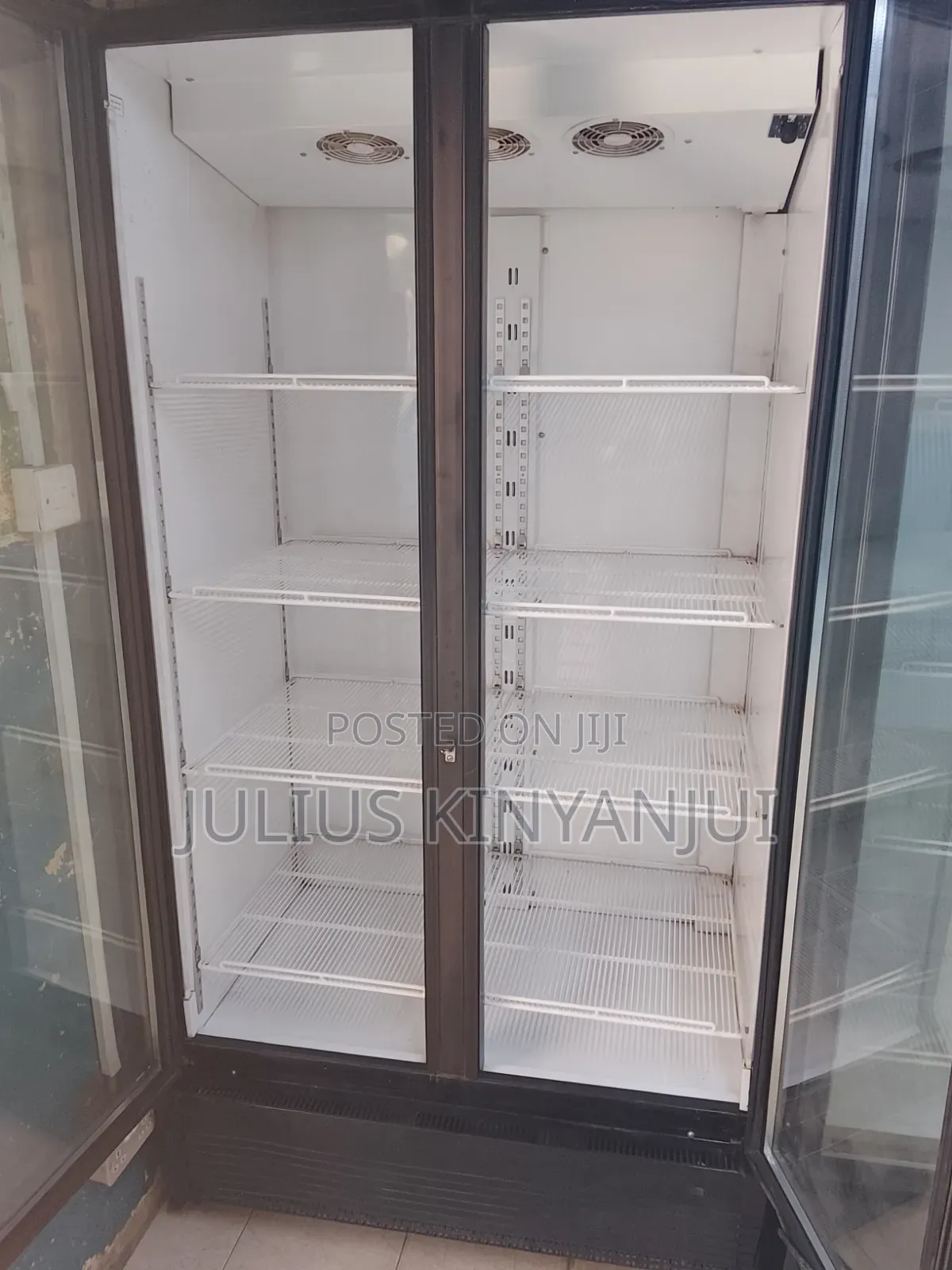 Twin Door Showcase Display Fridge