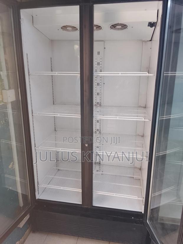 Twin Door Showcase Display Fridge - main view