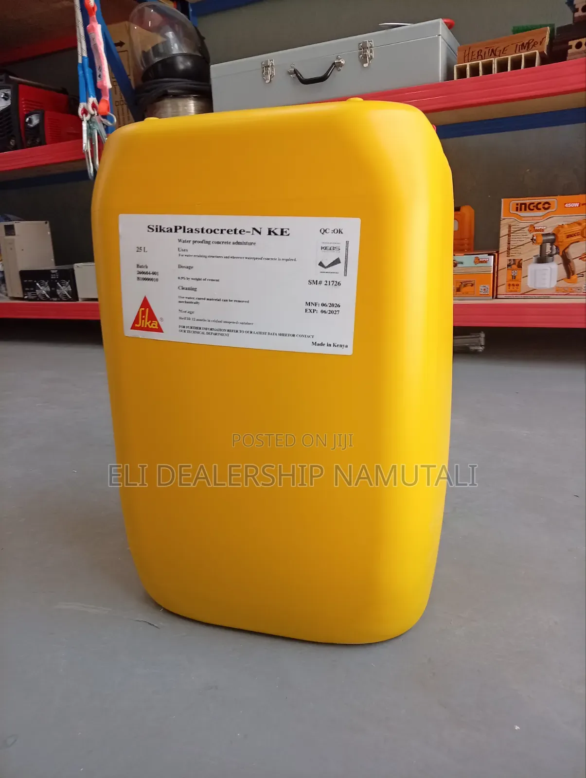 SikaPlastocrete-N KE Water-Resistant Concrete Additive