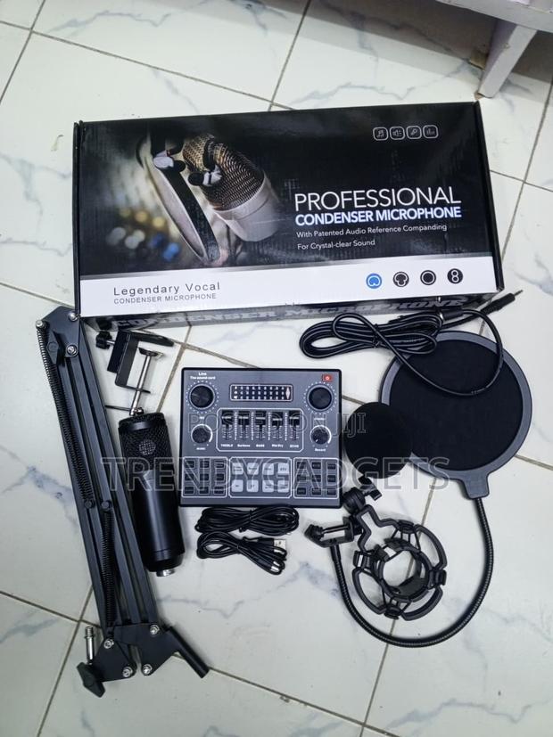 Professional BM800 Microphone Kit for Streaming and Singing - main view