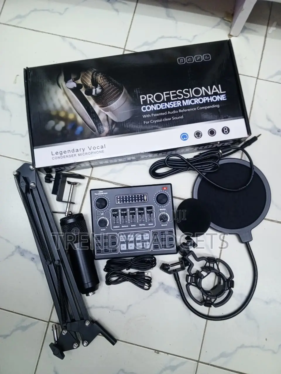 Professional BM800 Microphone Kit for Streaming and Singing