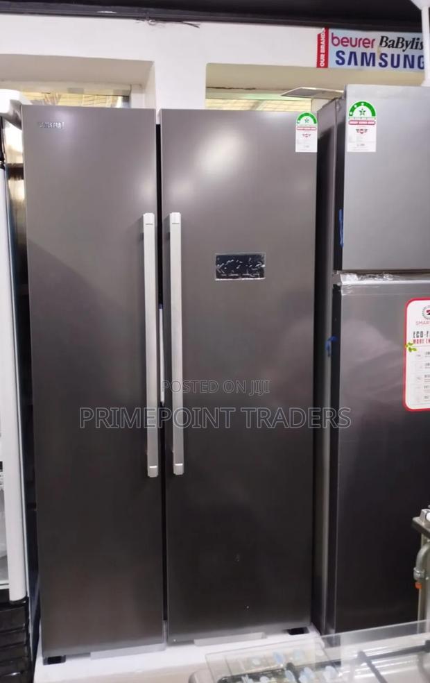 Solstar 443L Side-by-Side Fridge – Silver Edition - main view