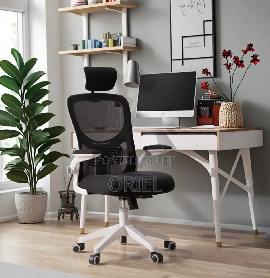 Office Chair : Breathable Mesh Ergonomic and Lumbar Support Chair