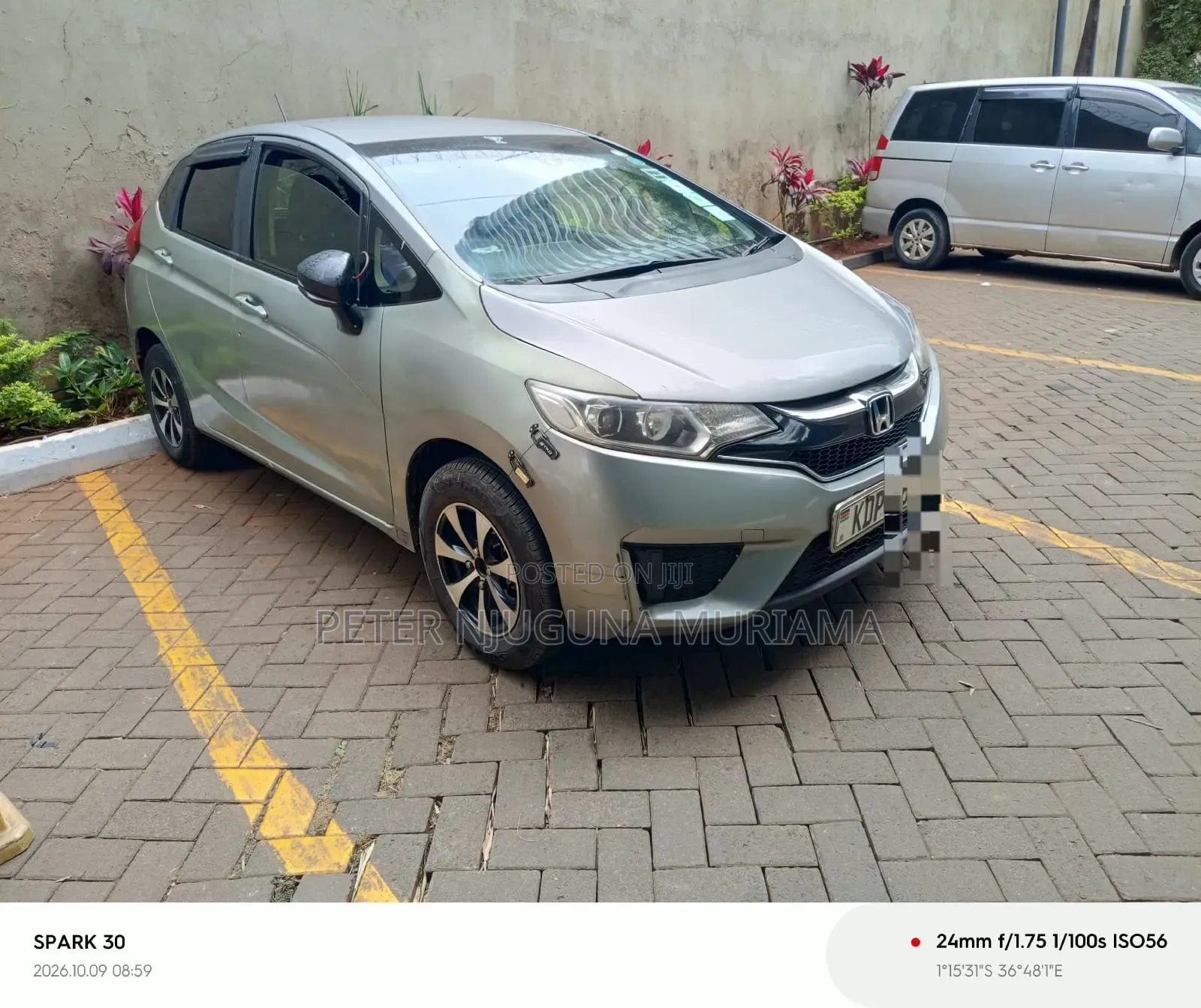 Honda Fit 2016 Silver