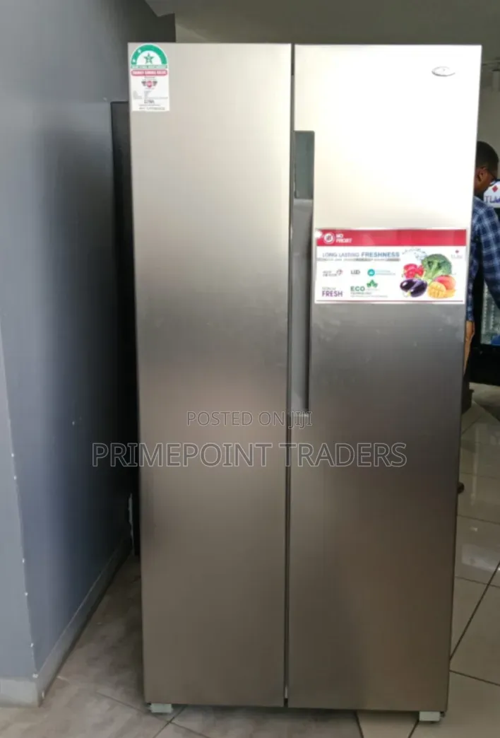 TLAC 430 Litres Side-by-Side Refrigerator – Grey Finish