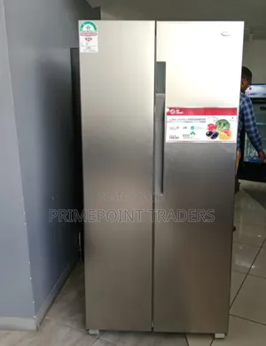 TLAC 430L Side-by-Side Fridge – Modern Grey Design