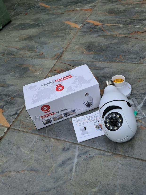 Smart LED Bulb Security Camera for Home Protection - main view