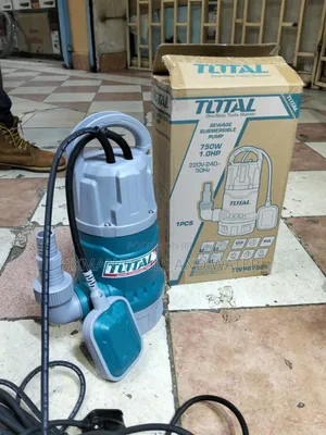 Total Sewage Pump 1HP 8M Head 215 L/Min High Pressure