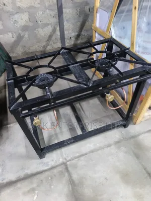 Heavy-Duty Mild Steel 2-Burner Commercial Gas Cooker
