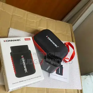 Black & Red KONNWEI OBD2 Scanner Diagnostic Tool