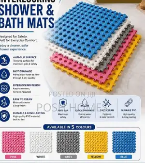 Heavy-Duty Slip-Resistant Bath Tiles