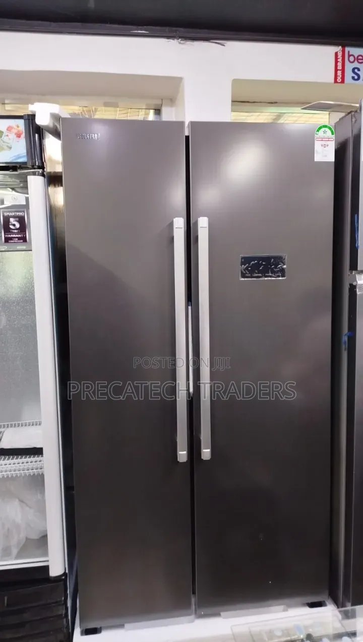 Solstar 443L Side-by-Side Refrigerator – Silver Finish