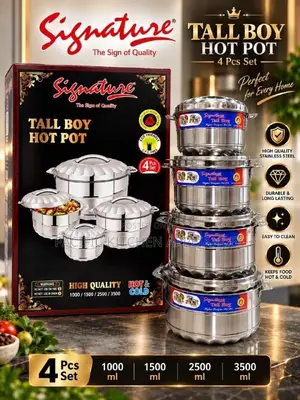 Signature Hot Pot Set of 4 Elegance