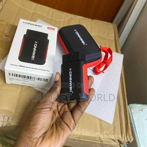 KONNWEI OBD2 Scanner Bluetooth Control/Full System Scan Black - main view
