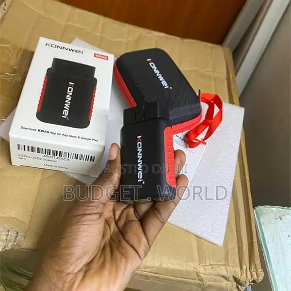 KONNWEI OBD2 Scanner Bluetooth Control/Full System Scan Black
