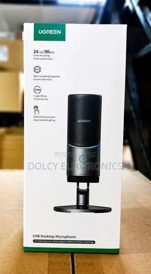 Ugreen Desktop USB Microphone With RGB Lights