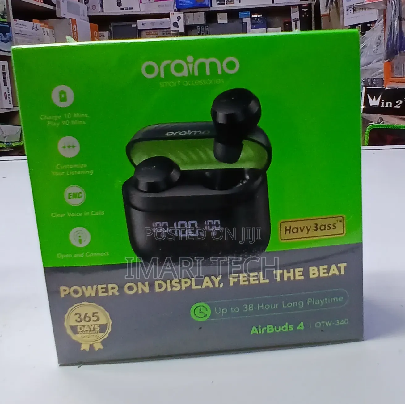 Oraimo AIRBUDS 4 ENC True Wiless Earbuds OTW-340