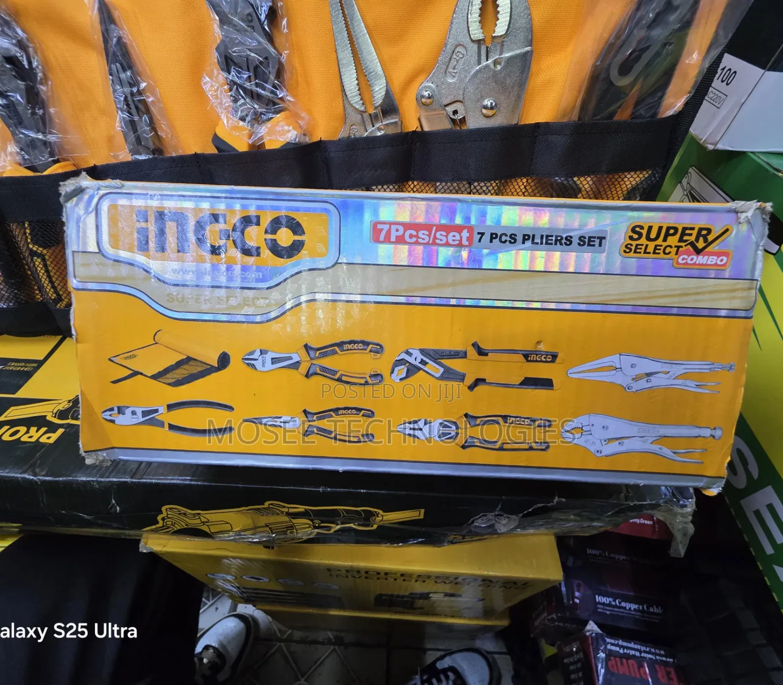 INGCO 7-Piece Professional Multi-Purpose Pliers Tool Kit