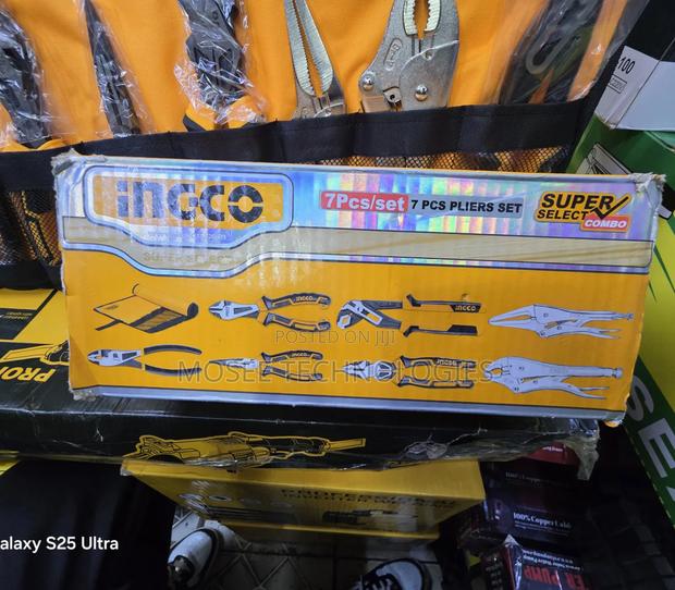 INGCO 7-Piece Professional Multi-Purpose Pliers Tool Kit - main view