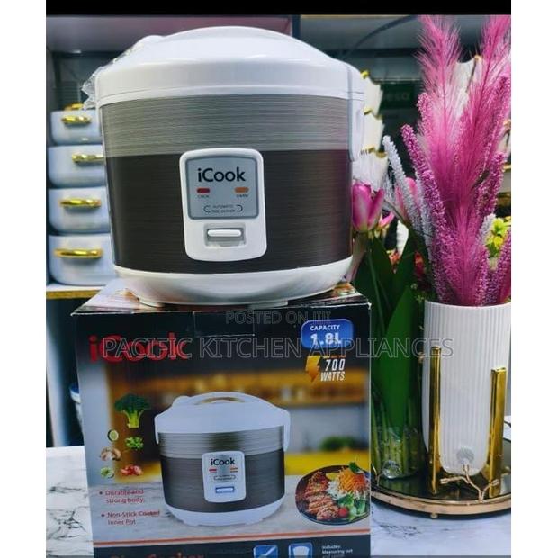 Icook Premium 1.8L Electric Rice Cooker With Keep Warm Function - thumbnail 2