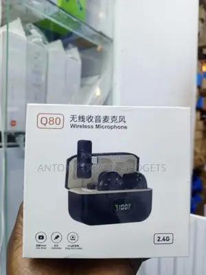 Q80 Dual Mini Wireless Microphone for TikTok and YouTube
