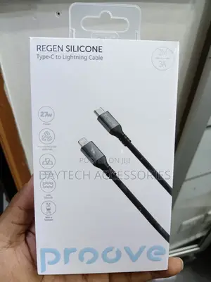 Proove ReGen Silicone Type-C to Lightning Cable (27W, 2m, 3A)